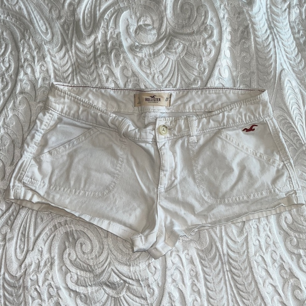 Hollister White Shorts